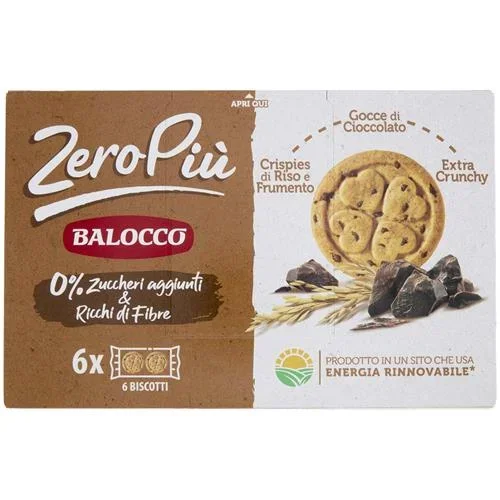 BISCOTTI ZEROPIÙ GOCCE DI CIOCCOLATO
