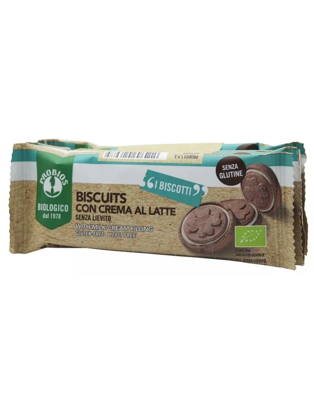 BISCUITS CON CREMA AL LATTE