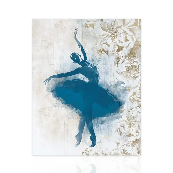 Blue Dancing Flowers