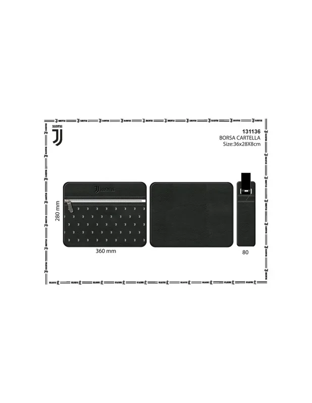 BORSA CARTELLA J004-MSG05 JUVENTUS