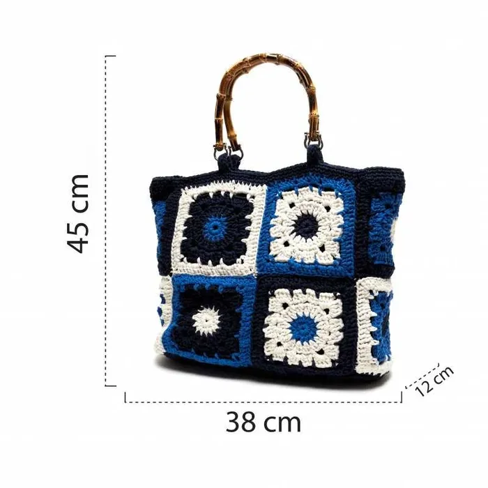 Borsa Granny Macramè – Kit Completo all’uncinetto fai da te