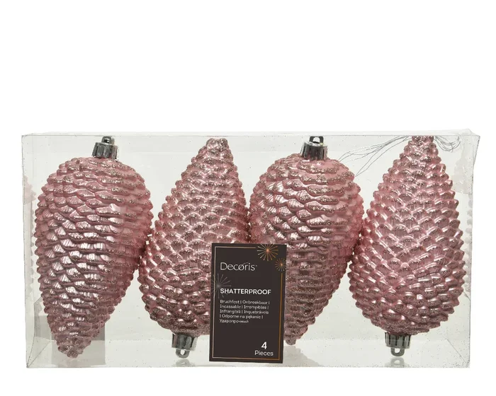 Box 4 Pigne Blush Pink 7 Cm