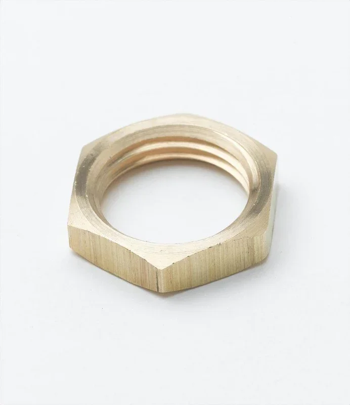 Brass Lock Nut, 1/2-14NPSL