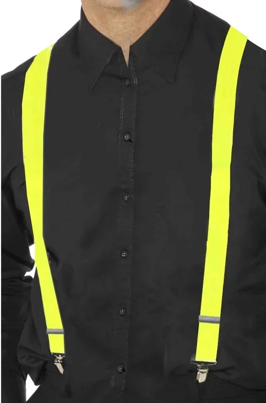 Bretelle fluo neon gialle