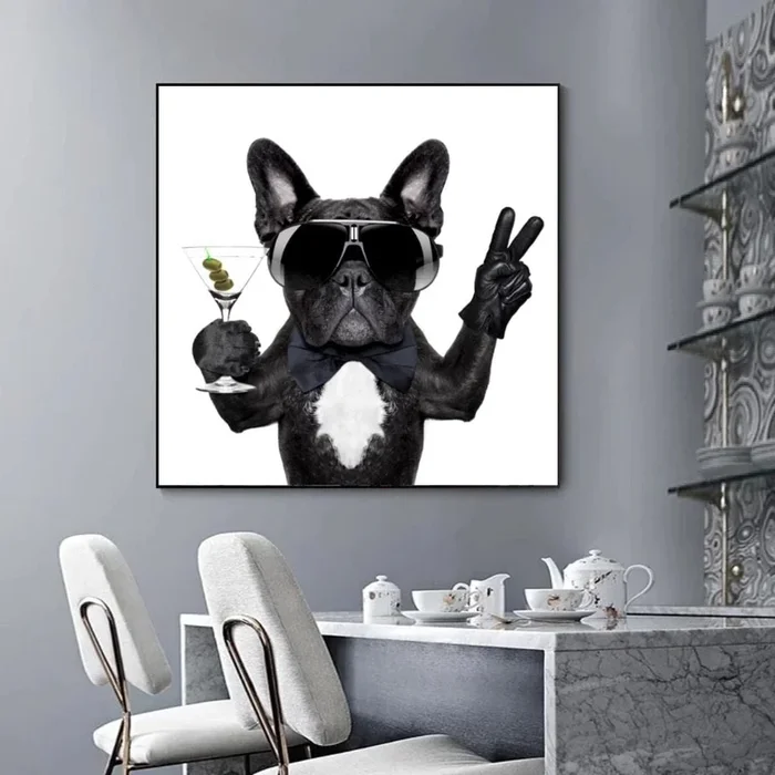 Bulldog Francesce con Martini