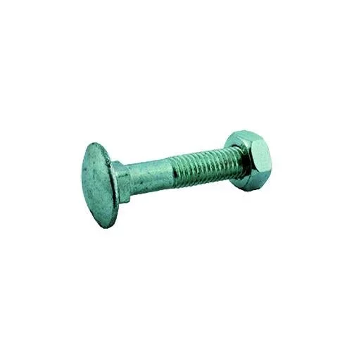 Bullone Zincato Testa Tonda T.T.Q.S.T.D.E. 8 X 35 Cf. 200 Pz