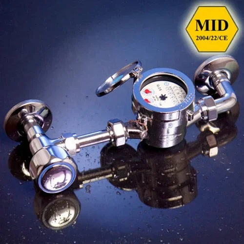 C31BC35DD101 Contatore d’acqua in esecuzione speciale per arredo interni domus cromato CBRF/20 GIOANOLA