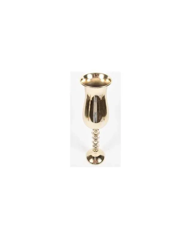 Calice metallo cm 13 h55 oro