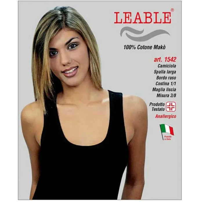 CAMICIOLA DONNA SPALLA LARGA COTONE