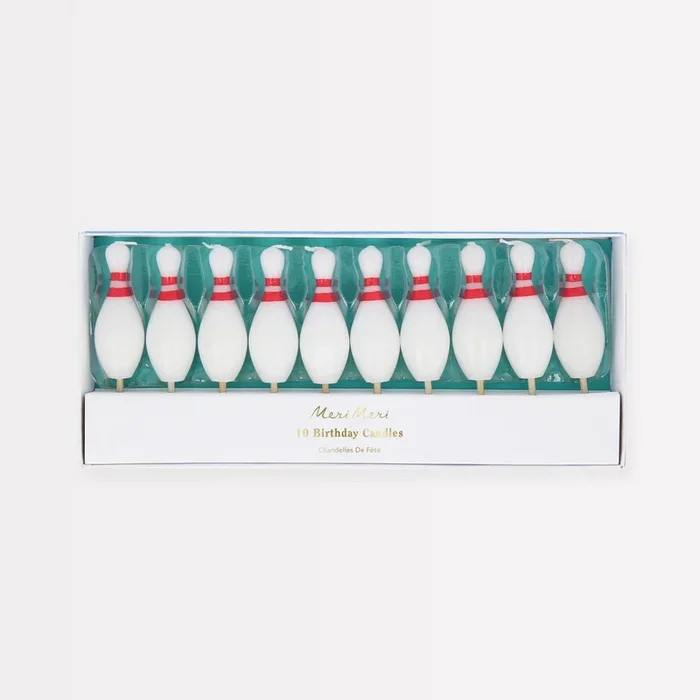 Candele a forma di birillo (x 10)