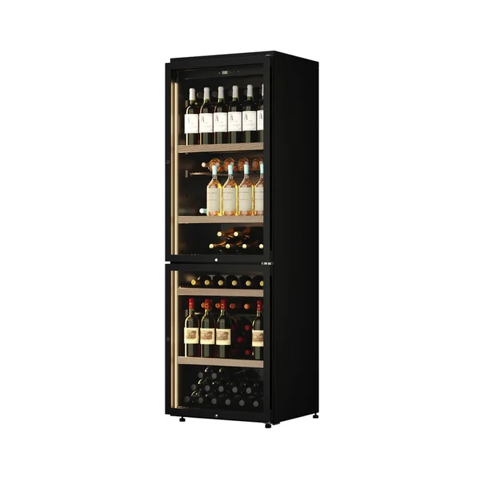 Cantina Frigo Black 124 Bottiglie Doppia Temperatura