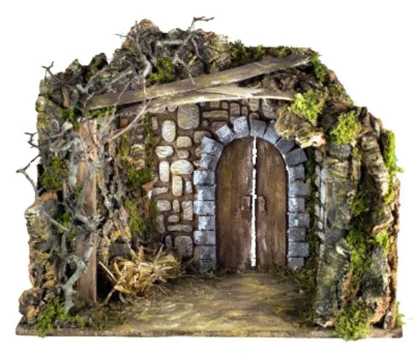 Capanna Presepe Con Porta