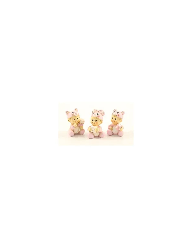 CARNEVALE BABY ROSA S/3 cm3,5