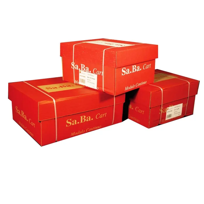 CARTA IN MODULO CONTINUO 37,5X11” 60GR (2000FG) LF Piste Fisse