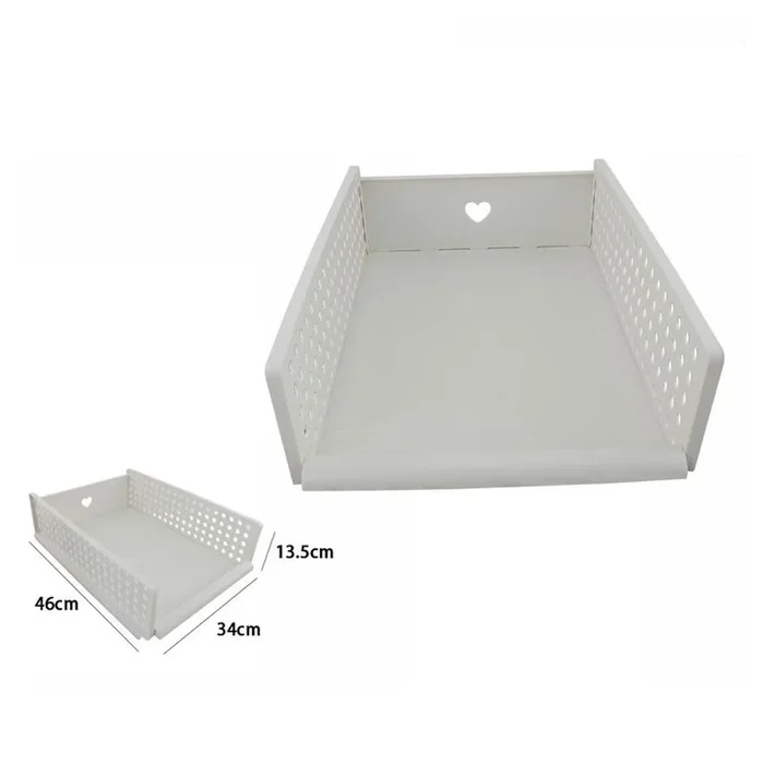 CESTINO PORTAOGGETTI ORGANIZER RETTANGOLARE CESTO PORTATUTTO SCATOLA 34X46X13.5