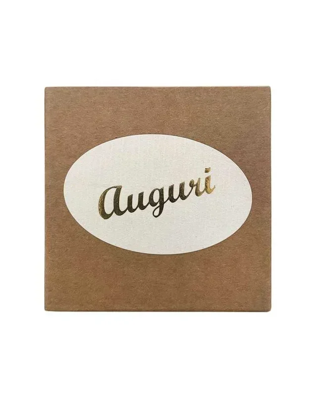 Cf 100pz etichette ovali auguri dm 5×3 bianco oro