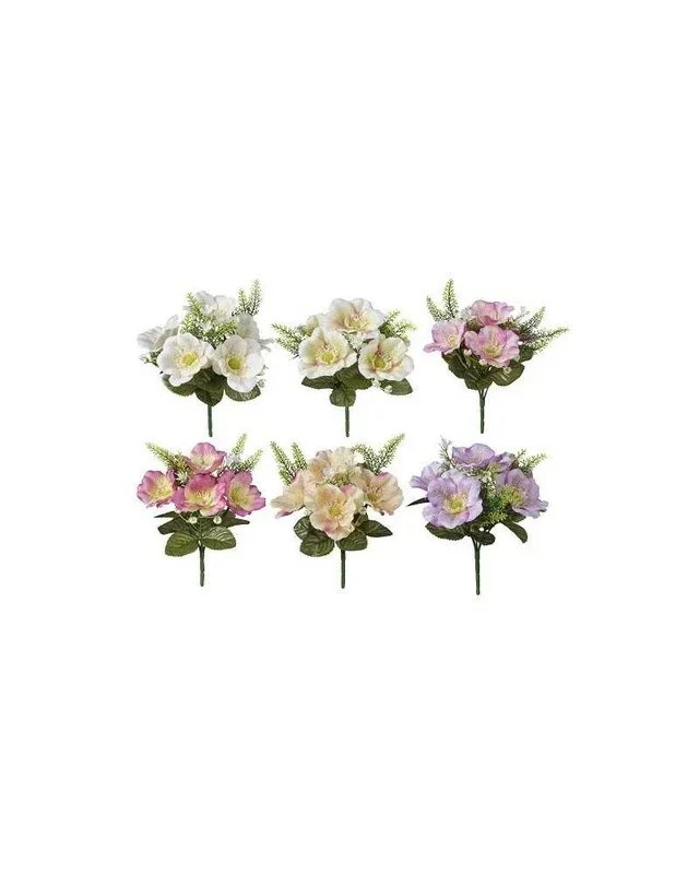 Cf 36pz mini bush anemoni 6 colori assor