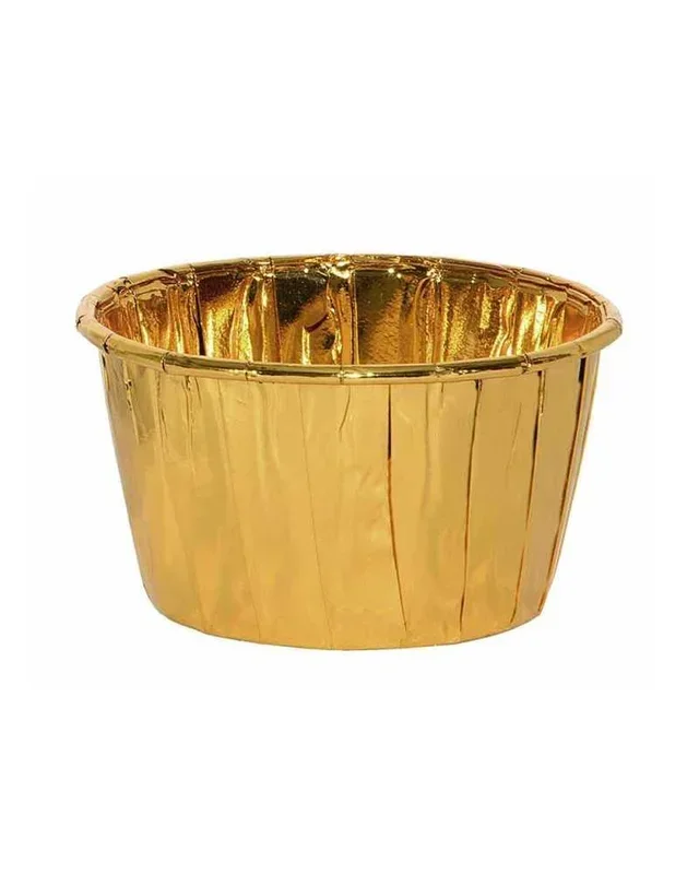 Cf 50 pz cup cake dm 5 h 3.9 gold