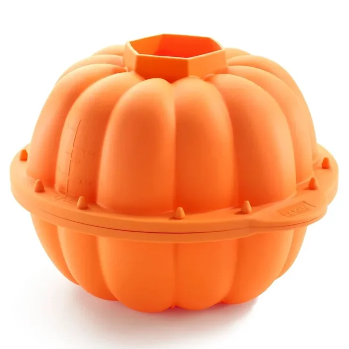 Ciambellone PUMPKIN, arancione, silicone, Lékué