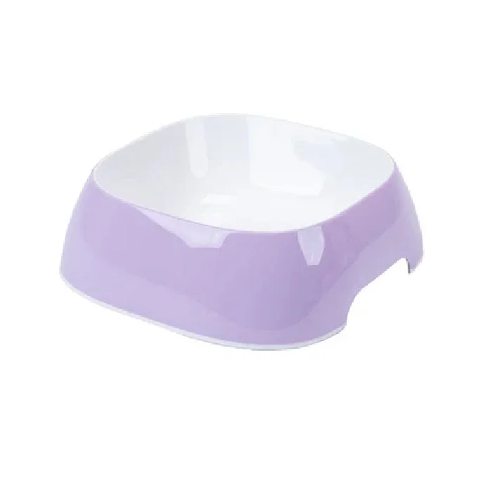 Ciotola colorata in plastica per cani e gatti M