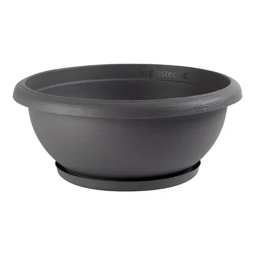 Ciotola con sottovaso Plastecnic Terrae 25