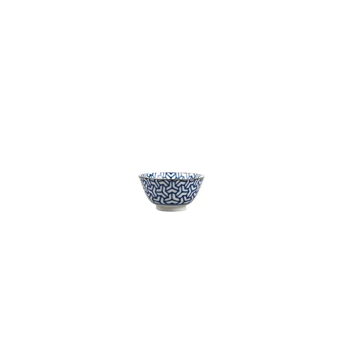 Ciotola INDIGO IKAT HERRINGBONE 13 cm, 350 ml, MIJ