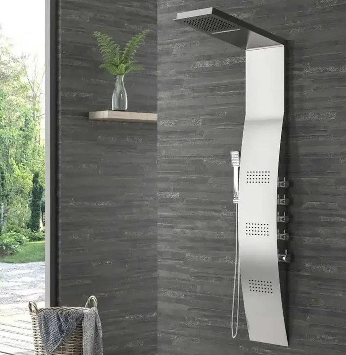 Colonna Doccia Idromassaggio Termostatica Con Cascata