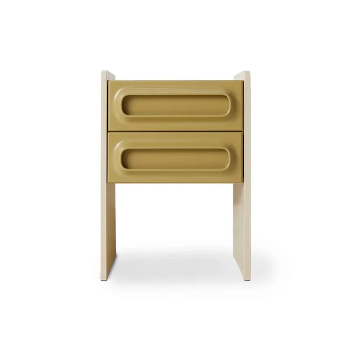 Comodino Space, sage/crema