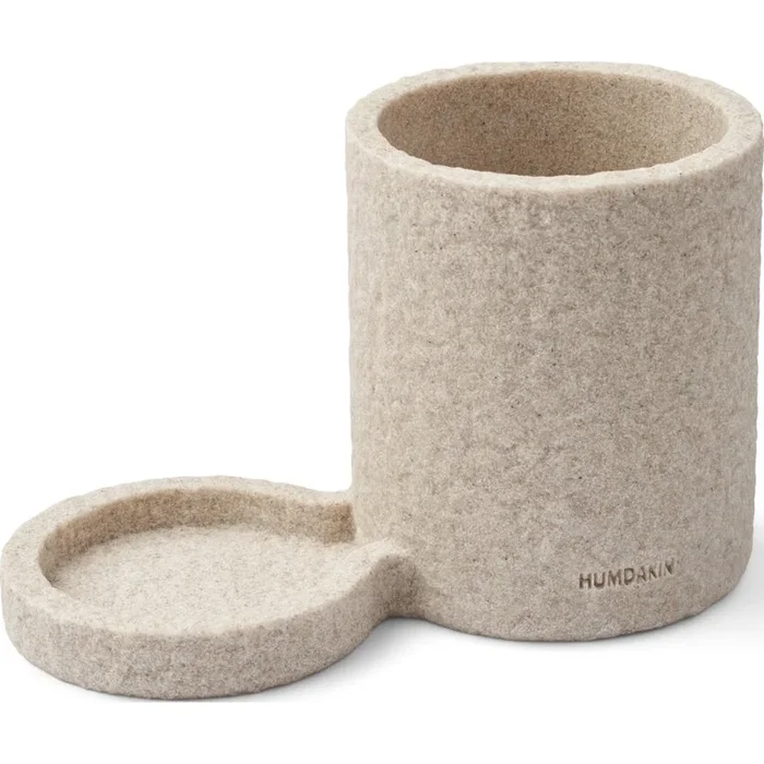 Contenitore per lavello 14 x 23 cm, beige, gres, Humdakin