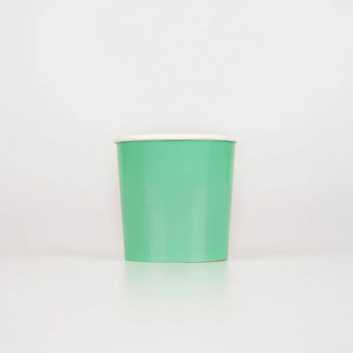 Coppe di tumbler verde smeraldo (x 8)