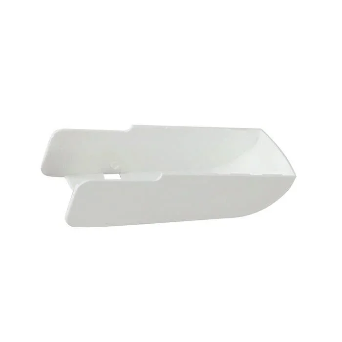 copricerniera, bianco, 160x52x42mm