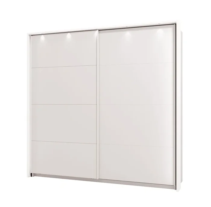 Cornice per armadio, bianca, 220 x 217 cm