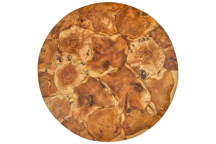 Craftsman – Piano Tondo Legni Assemblati In Teak