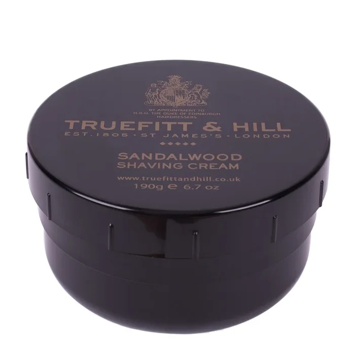 Crema da barba Truefitt & Hill – Sandalwood (190 g)