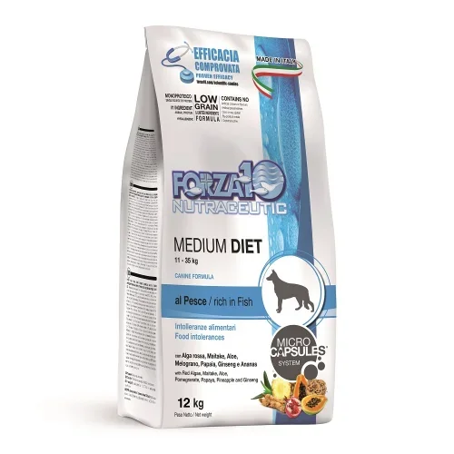 Crocchette per cani Forza 10 medium diet pesce 12 kg