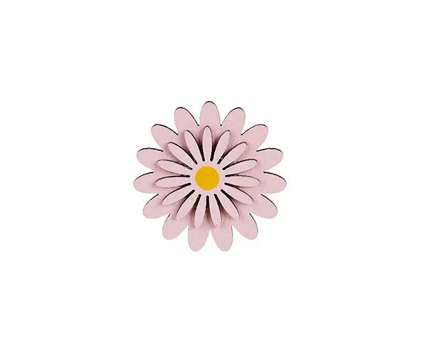 Cupido&Co. Set 12 Fiorellini Rosa con Adesivo D 32 Mm