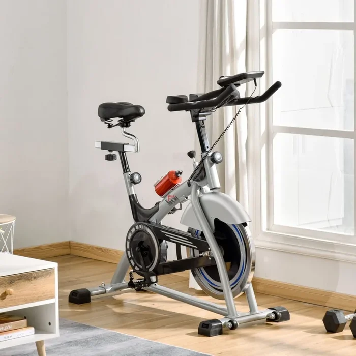 Cyclette con Monitor LCD e Volano Sellino e Manubrio Regolabili