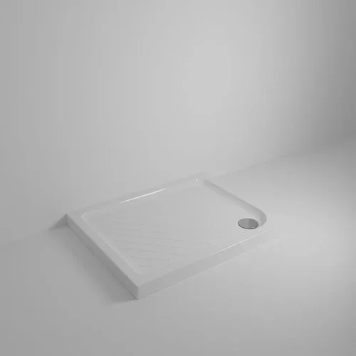 D120301 Piatto Doccia 100X80 Scarico Esterno Dx Bianco Gemma2 DOLOMITE