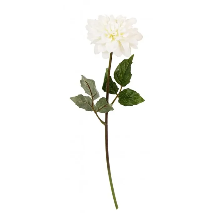 Dalia artificiale bianco/verde 36 cm