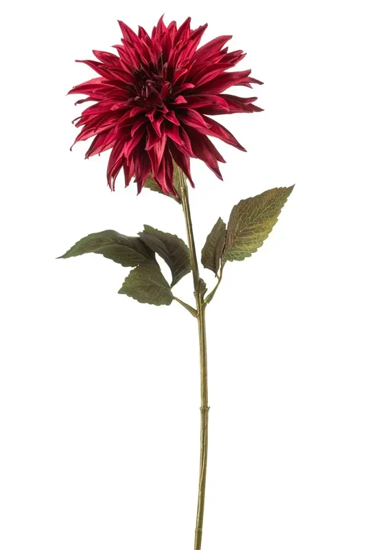 Dalia Rossa Su Stelo 70 Cm