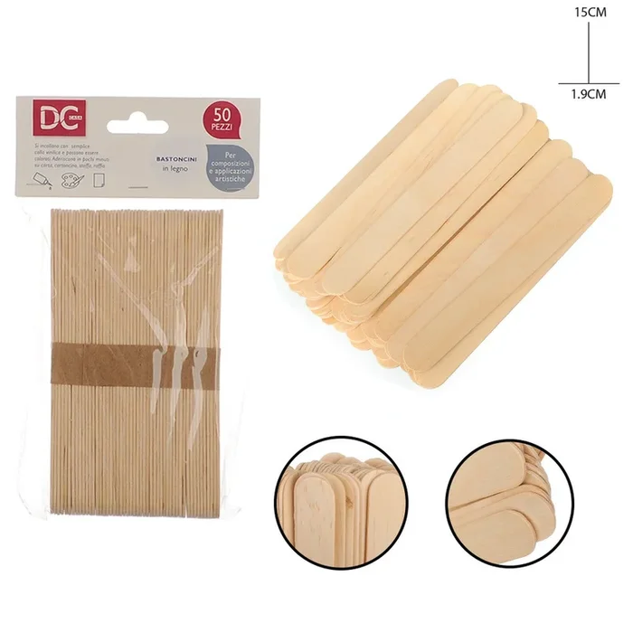 Dc – Bastoncini legno 15Cm