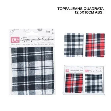 Dc – Toppa Termoadesiva Cotone Quadrata 125X10Cm