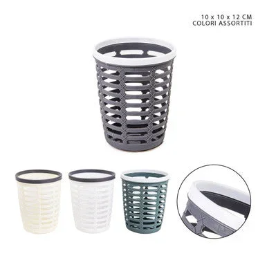 Dc Casa – Cestino Porta Tutto Plastica 10x10x12Cm
