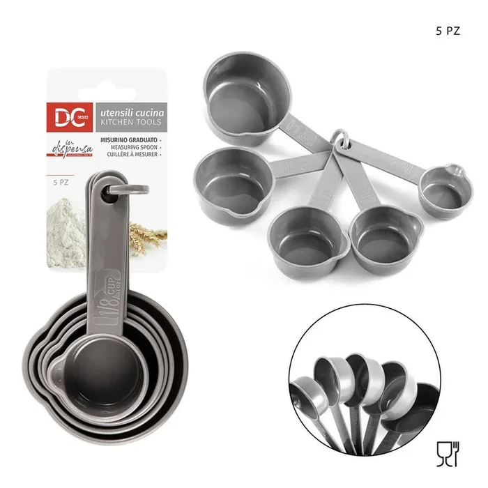 Dc Casa – Dosatore Graduato Plastica 5Pz
