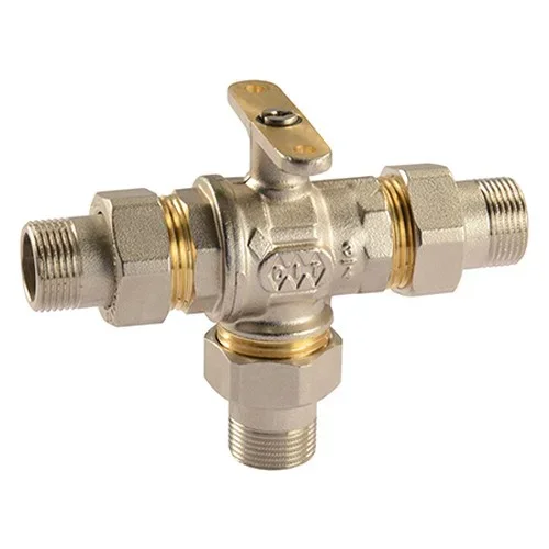 DC3C2A Corpo valvola diamant 3 vie 1″ con codoli deviatrice 2 fori COMPARATO