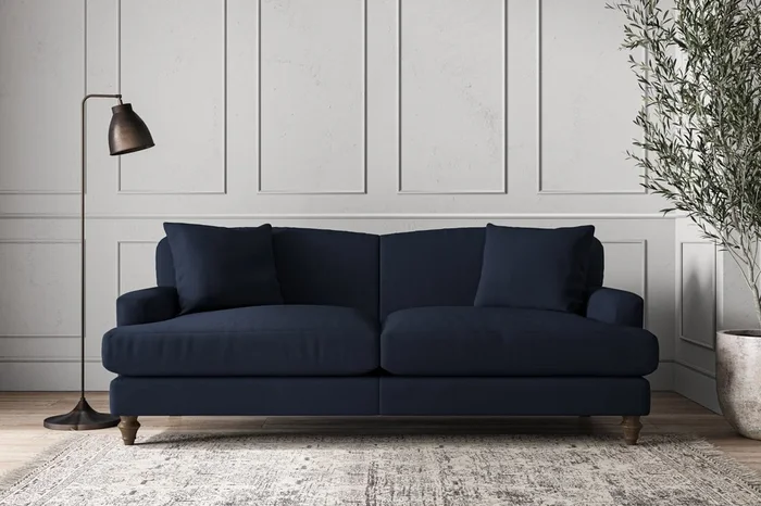 Deni Large Sofa – Brera Linen Indigo