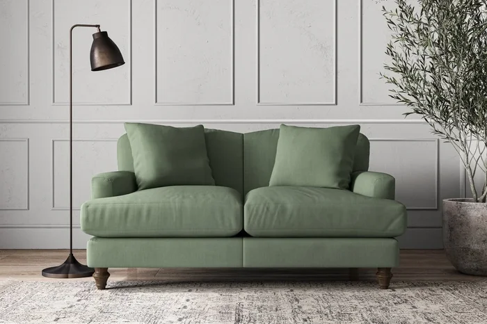 Deni Small Sofa – Brera Linen Jade