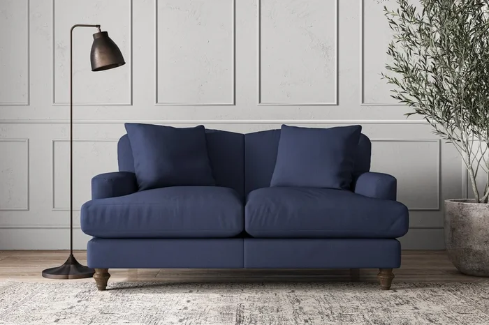 Deni Small Sofa – Recycled Cotton Navy