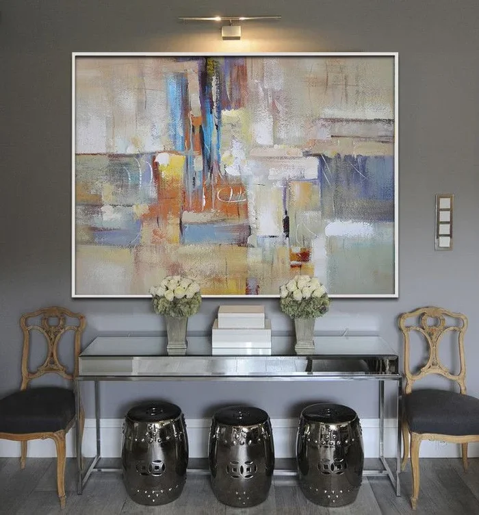 Dipinto “Geometrie in luce “