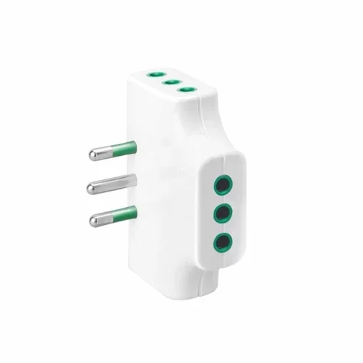 EKON Adattatore triplo piatto 10A